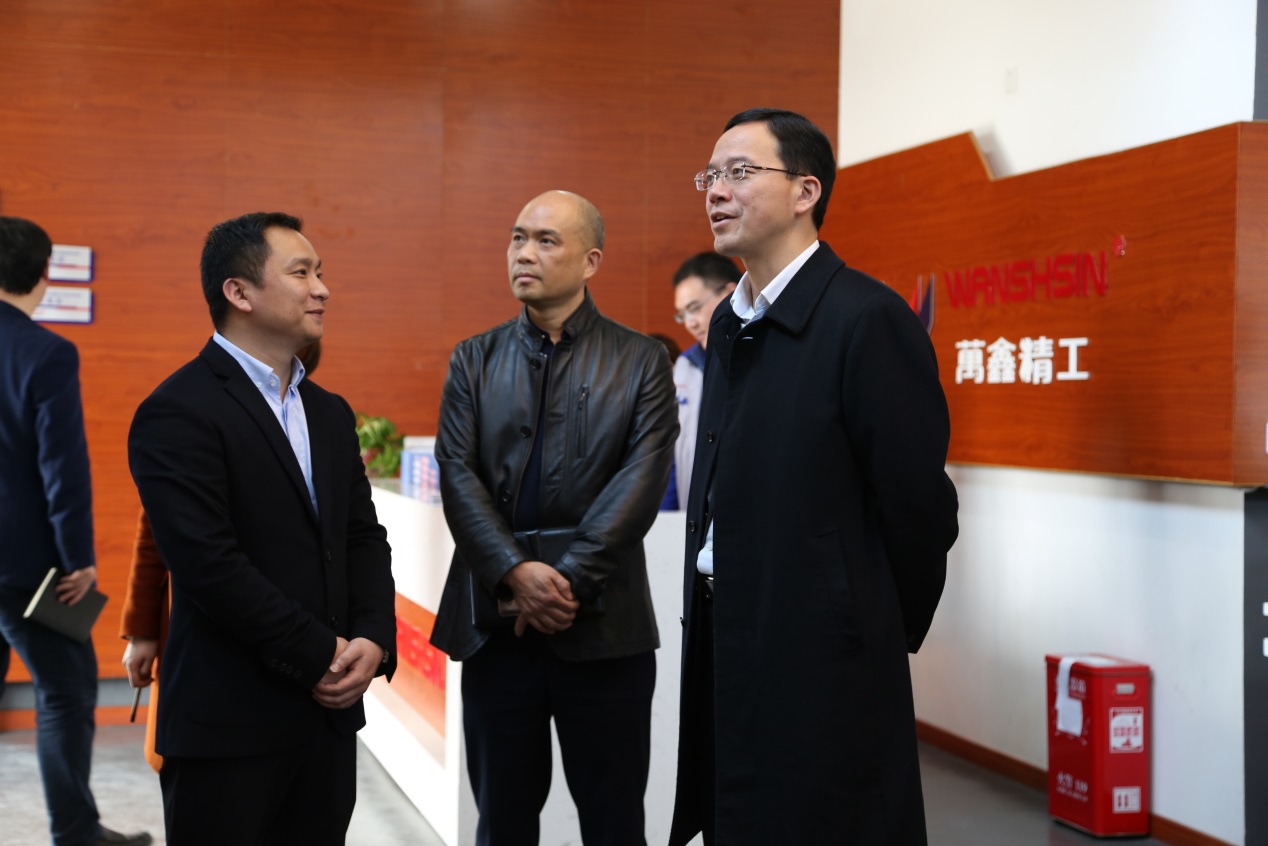 寧鄉市委副書記劉亮考察萬鑫精工